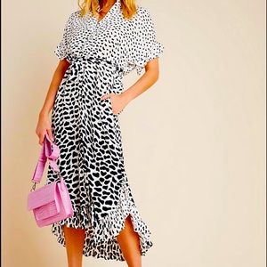 Anthropology Corey Lynn Calter Ruffled Maxi Dress